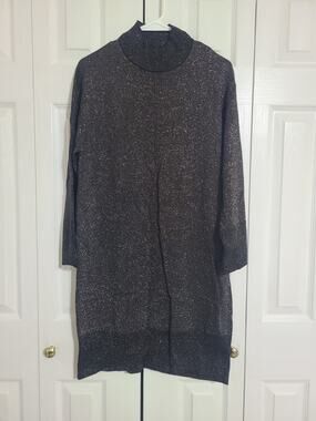 Cooper st small Alice knit dress black metallic new with tags